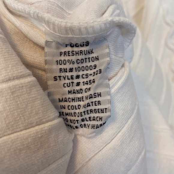 Focus Casual Life | Ribbed Sleeveless Vest 100% Cotton Size XL - Picture 8 of 8